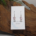 Pink Butterfly Earrings