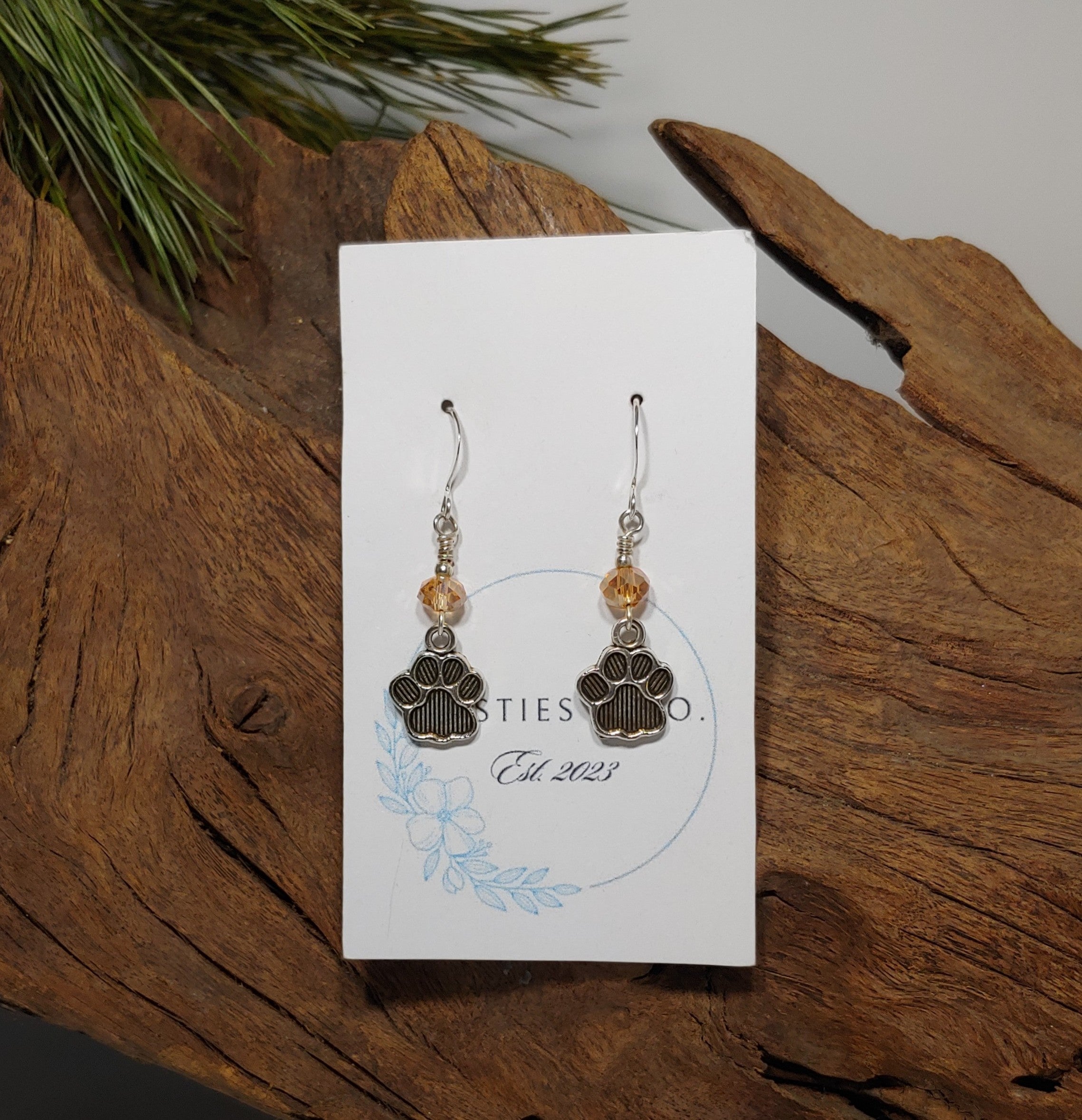 Paw print Earrings