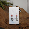 Mermaid w/ Rhodocrosite Earrings