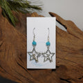 Fairy in a Star w/ Teal Earrings