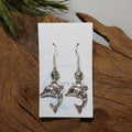 Dolphin Earrings w/ cloisonne