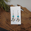 Cowboy Hat w/ Turquoise Earrings