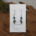 Angel Wings w/ Teal Earrings