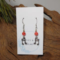 Musical Notes w/ Salmon Earrings