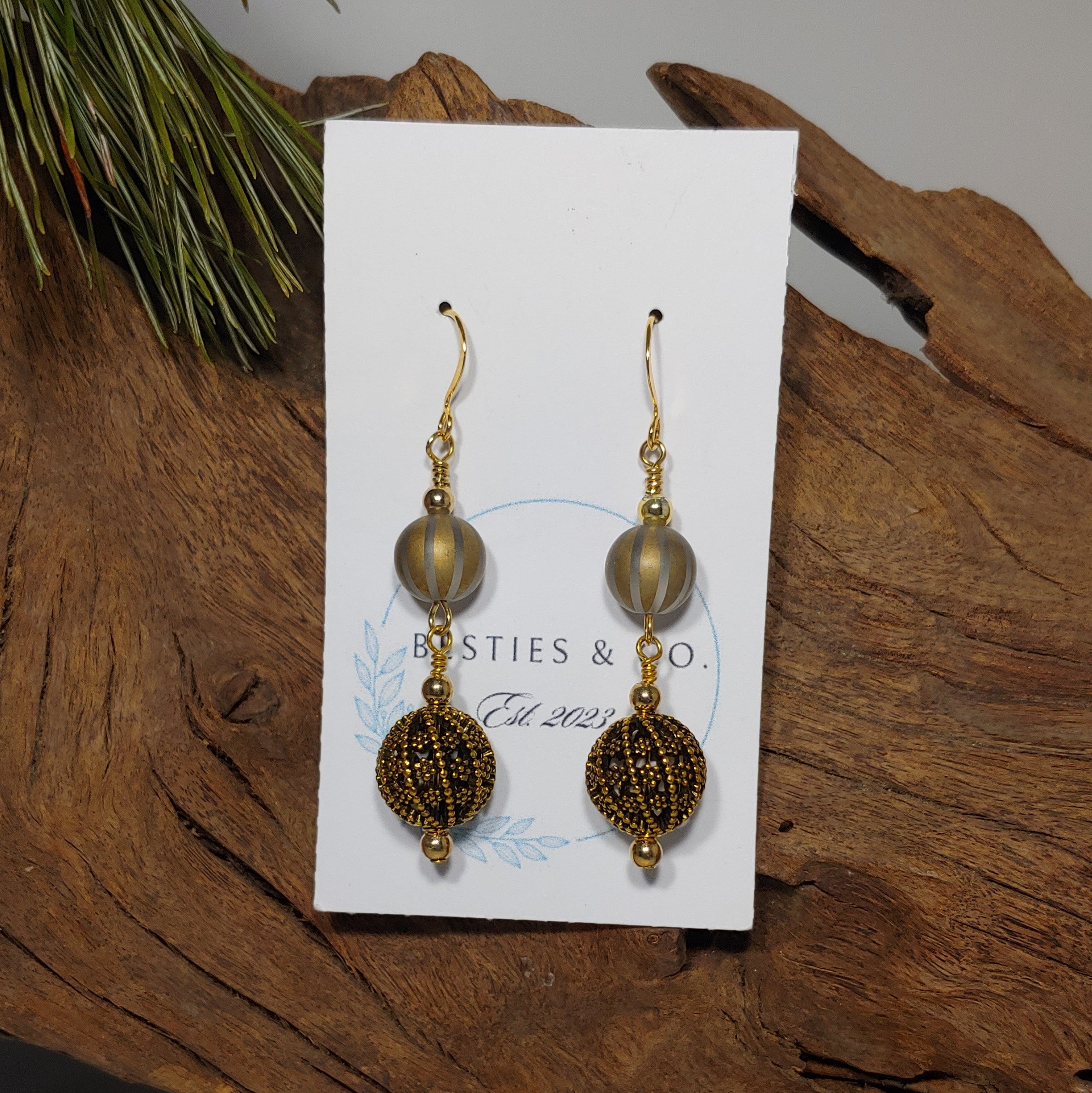 Gold Dangle Earrings