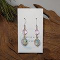 Pink Dangle Earrings