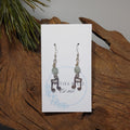 Musical Notes w/ Green Earrings