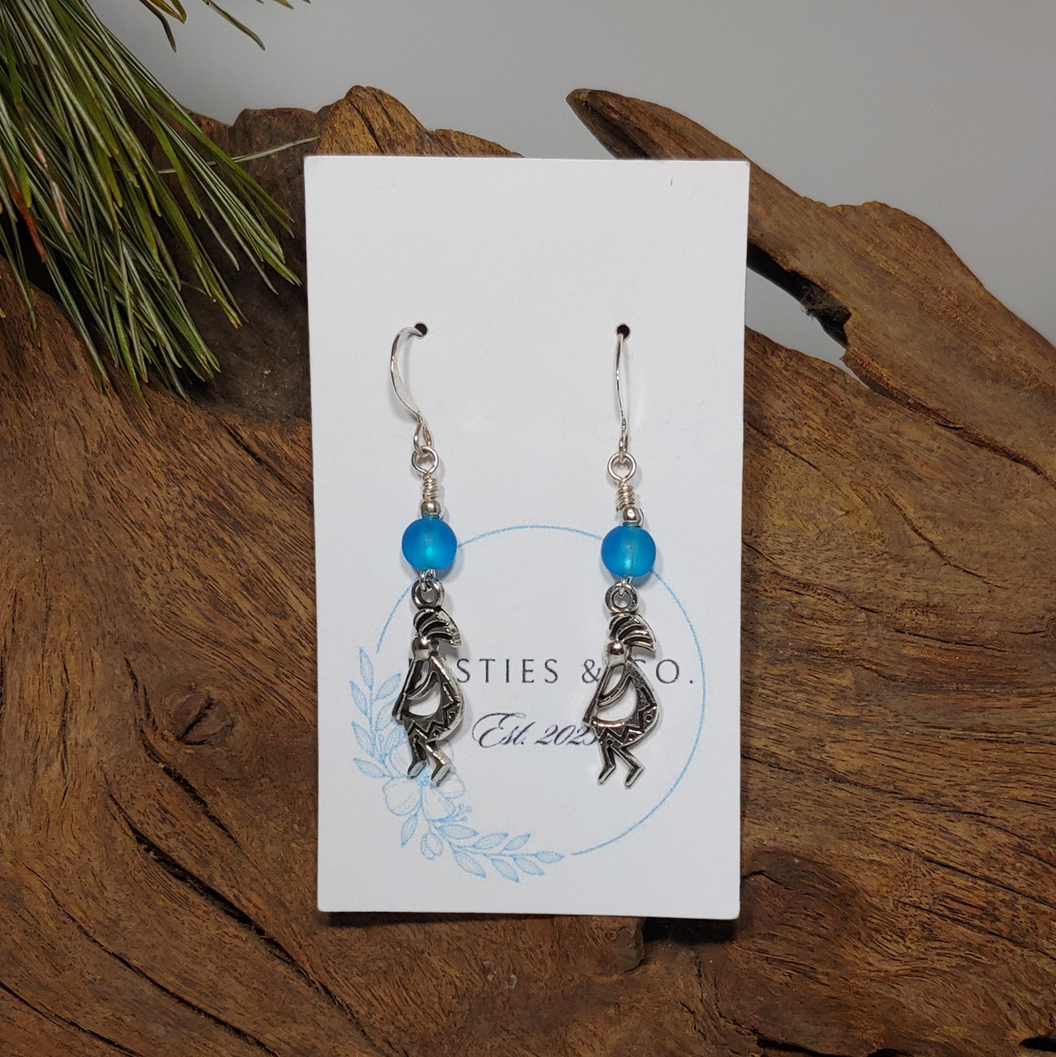 Southwest w/ Teal Blue Earrings