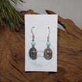 Cowboy Hat w/ Baby Blue Earrings