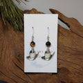Cowboy Hat w/Tigers Eye Earrings
