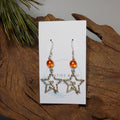 Fairy in a Star w/ Orange Earrings