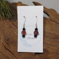 Red & Black Earrings