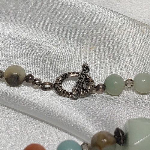 Amazonite Necklace and Earrings