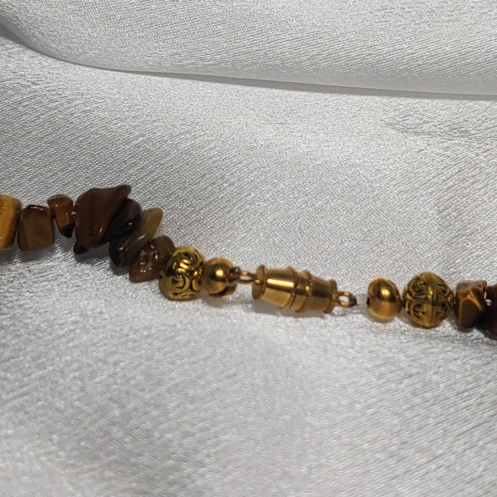 Tiger Eye Chip Necklace