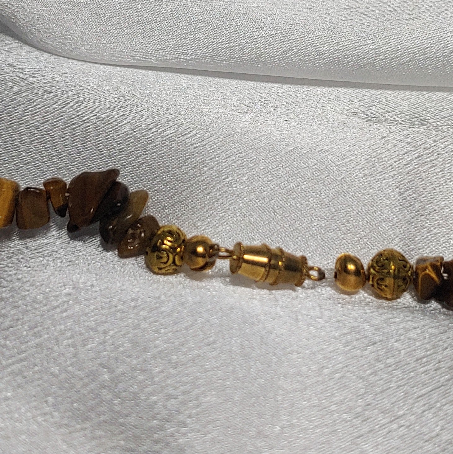 Tiger Eye Chip Necklace