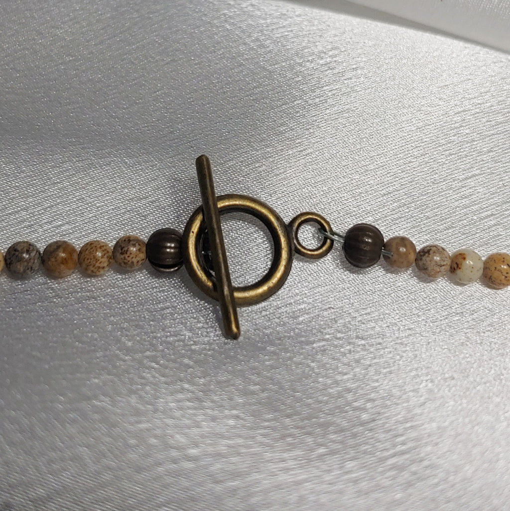 Jasper Necklace and Earrings