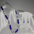 Oriental Royal Blue Necklace and Earrings