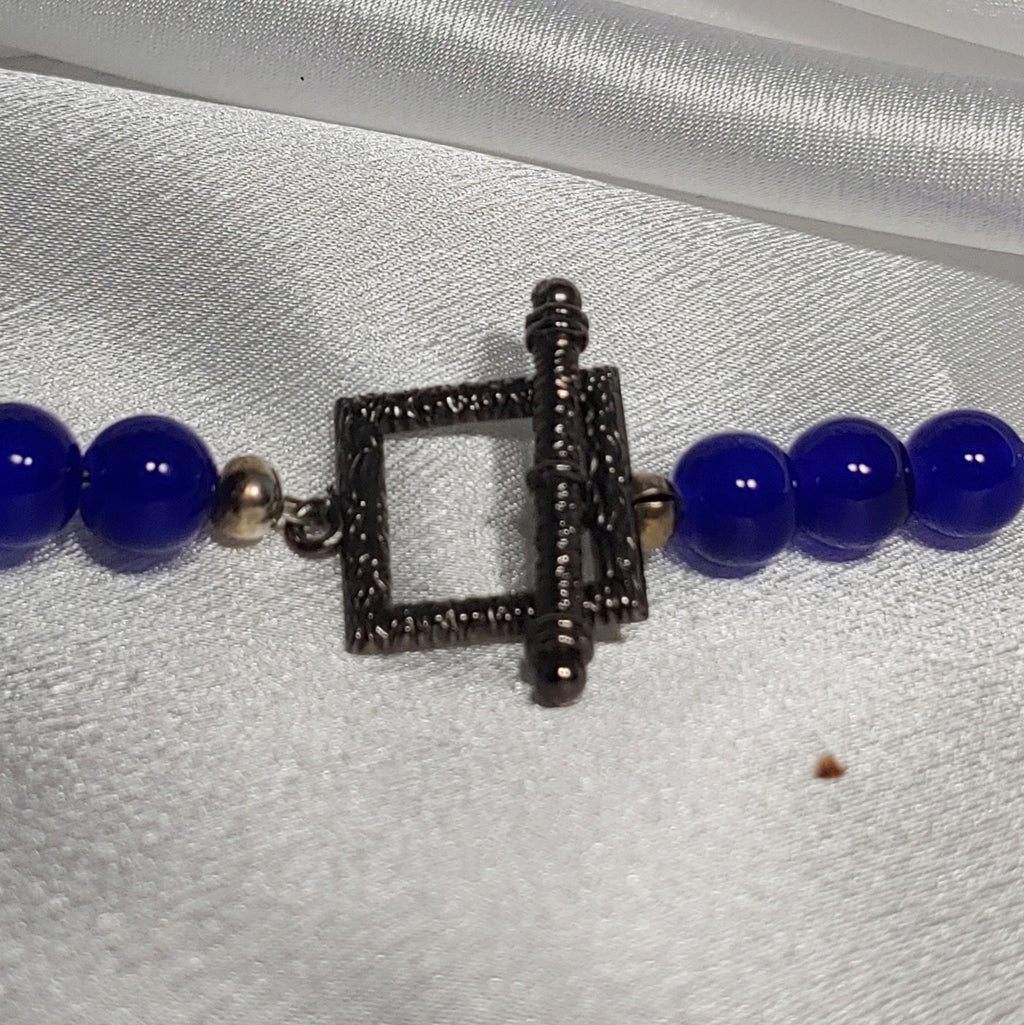Oriental Royal Blue Necklace and Earrings