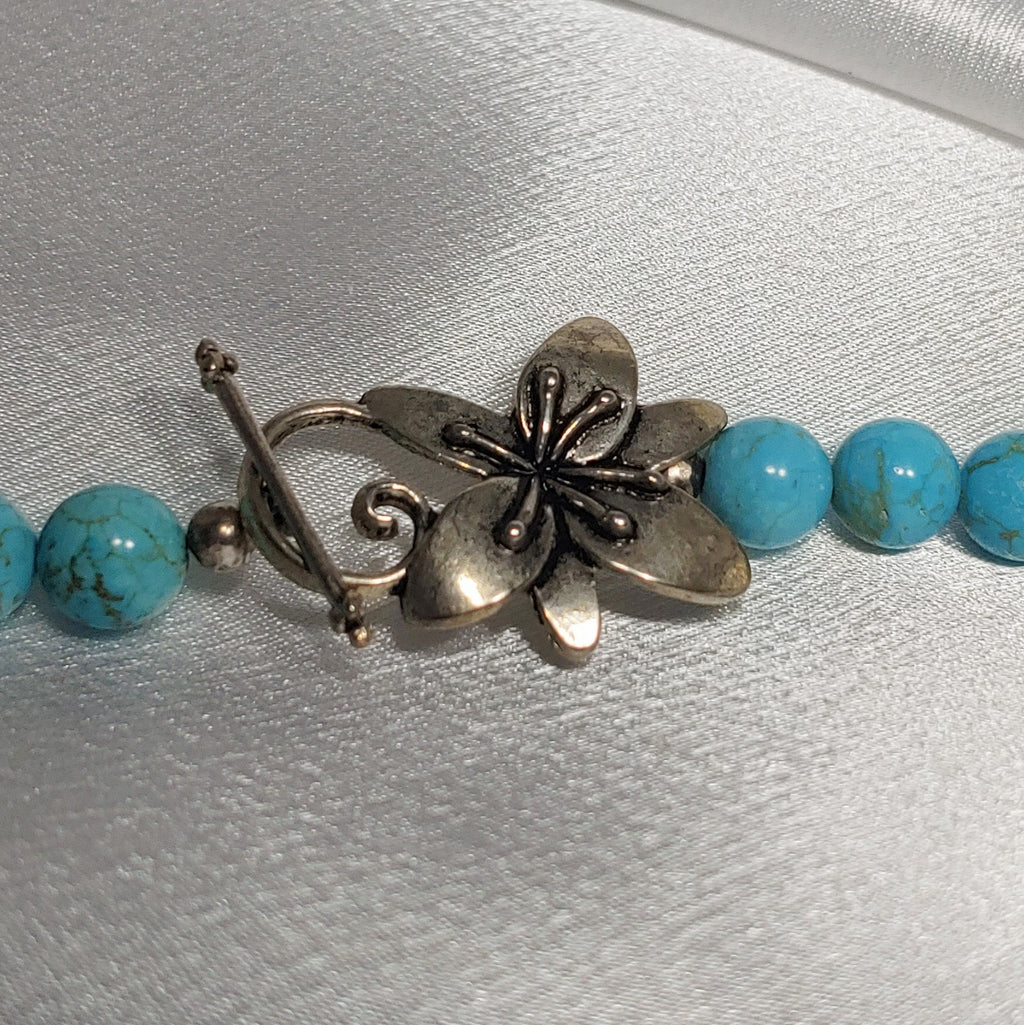 Turquoise Mosaic w/turquoise Necklace and Earrings