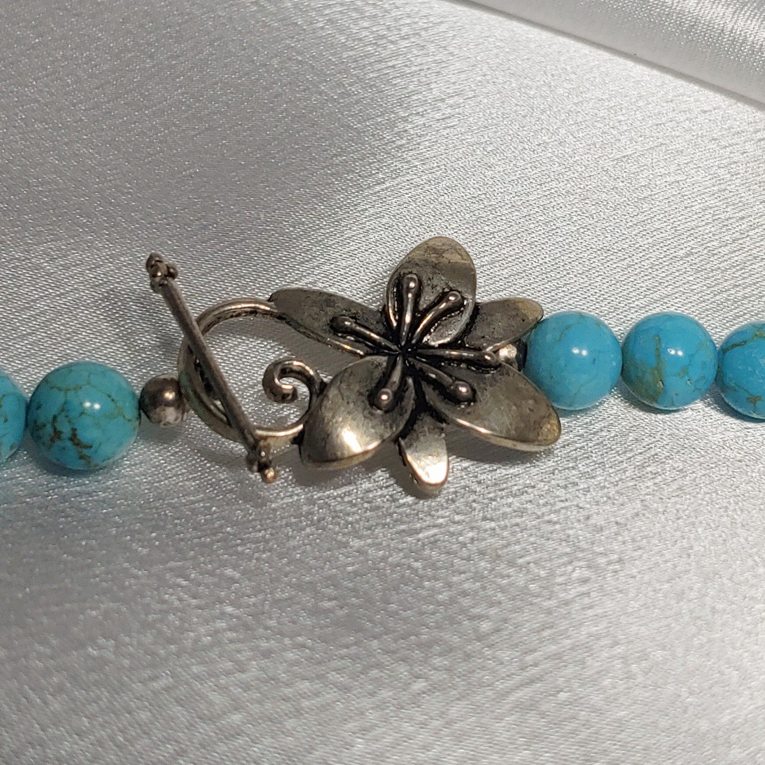Turquoise Mosaic w/turquoise Necklace and Earrings