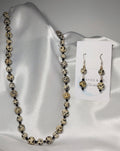 Dalmatian Jasper Necklace and Earrings