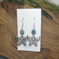 Butterfly w/ Multi color Earrings