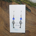 Key w/ Blue Earrings