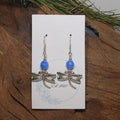 Dragonfly w/Blue Earrings