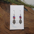 Hands of God w/ Millefoire Glass Earrings