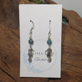 Seahorse w/ Mosaic Turquoise Earrings