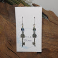 Keys w/Blue Earrings