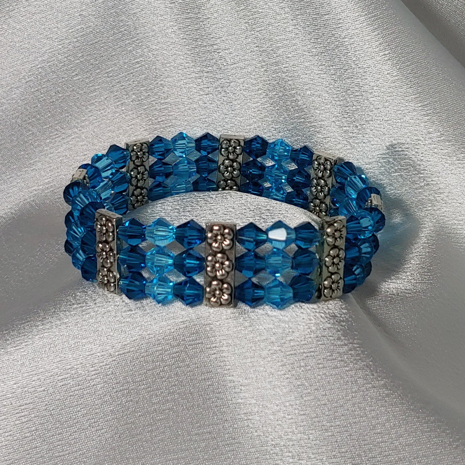 Teal and Aqua Bracelet