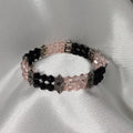 Pink and Black Bracelet