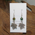 Leaves w/ Multi Color Earrings