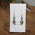 Leaves w/ Multi Color Earrings