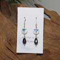 Dragonfly w/ Black Earrings