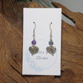 Hearts w/ Multi color Earrings