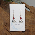 Apple w/ Red Earrings