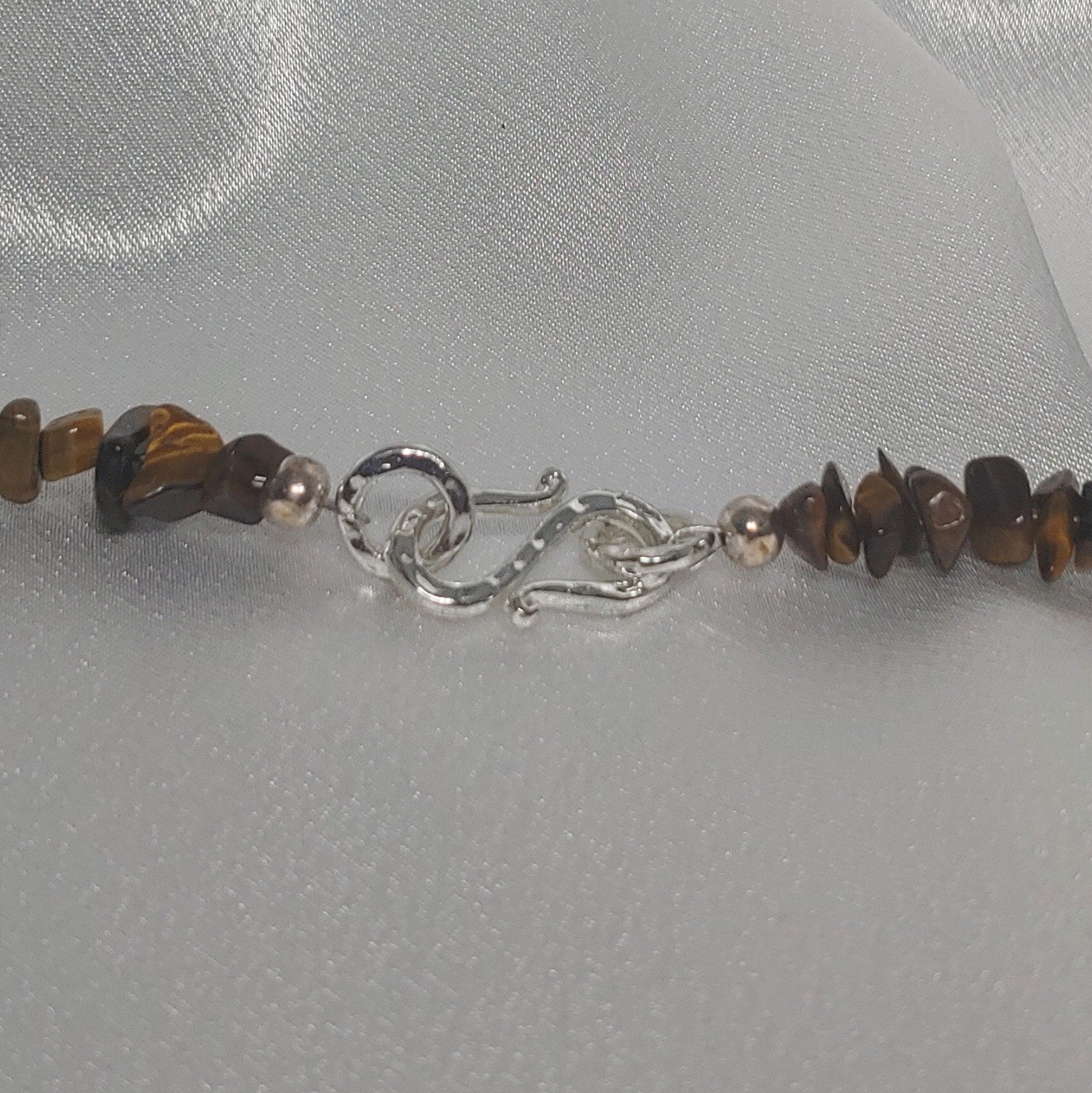 Tiger's Eye Heart Necklace