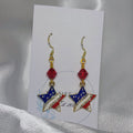 July 4th Star Earrings