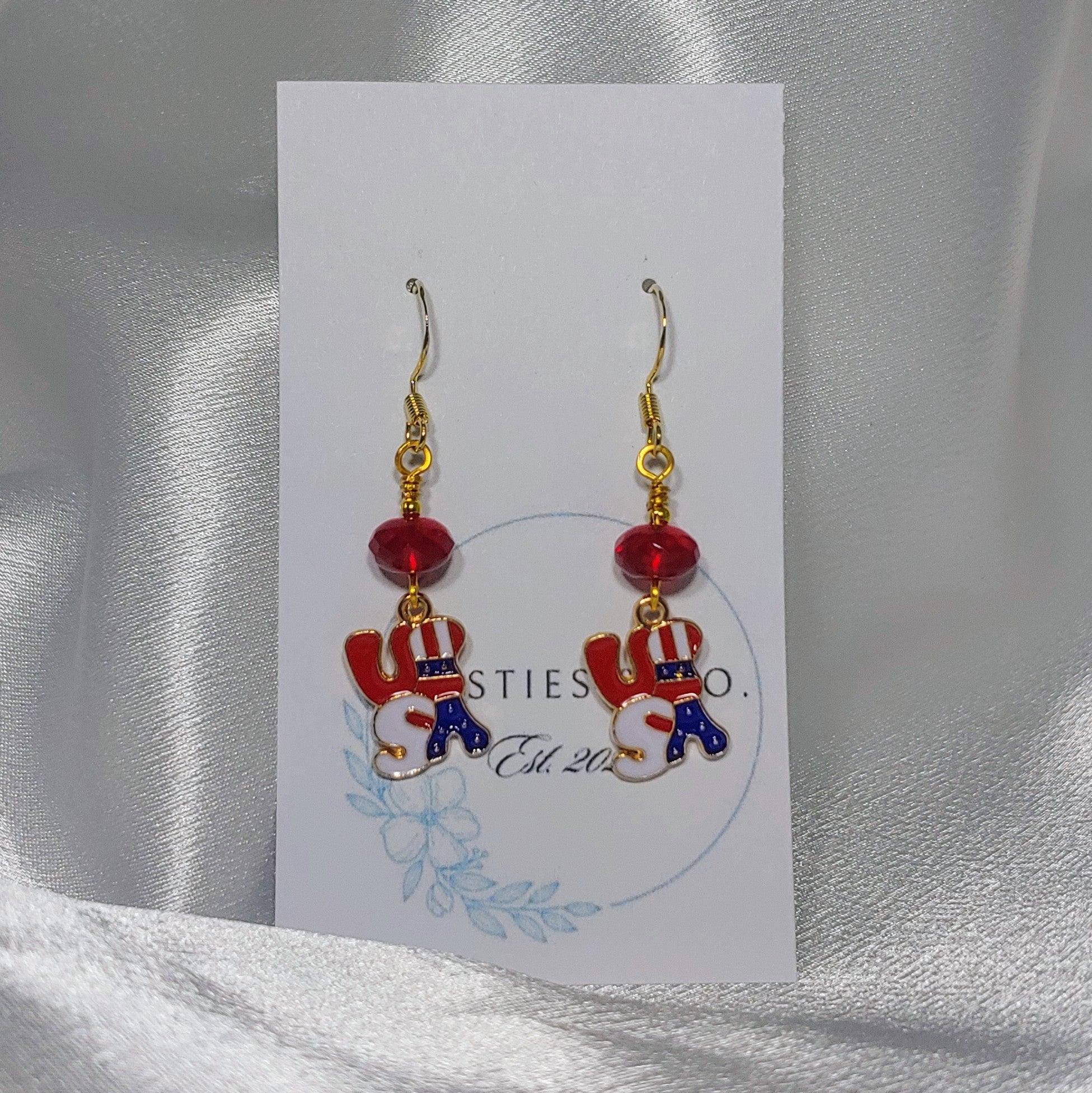 July 4th USA Earrings